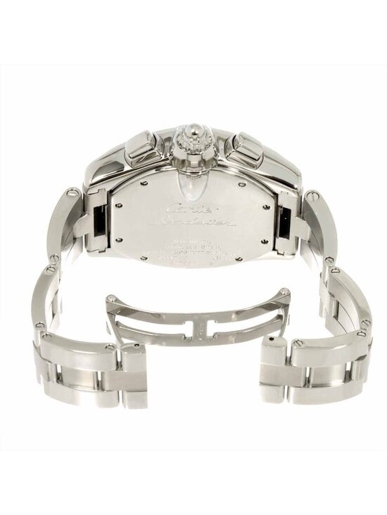 Cartier Roadster Chronograph Watch Date Black Automatic